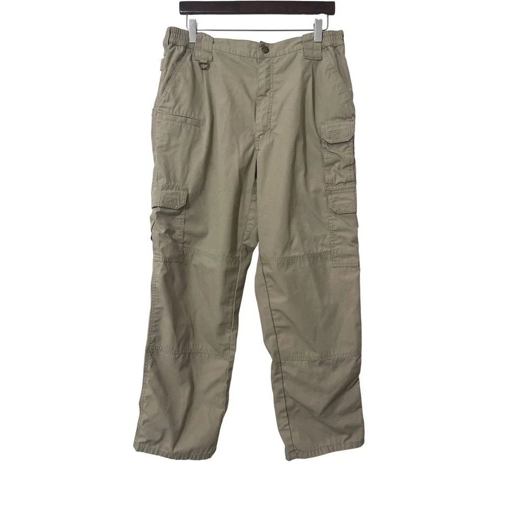 5.11 Tactical Khaki Utility Hiking Outdoors Gorpcore Ripstop Cargo Pants 38x32
